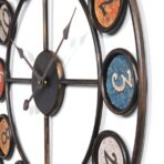 metal clock 60 cm