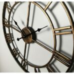 industrial metal clock
