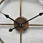 industrial metal clock