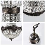 vintage crystal chandelier