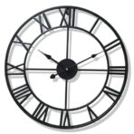 industrial metal clock