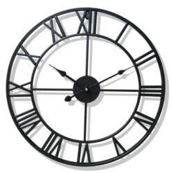 industrial metal clock