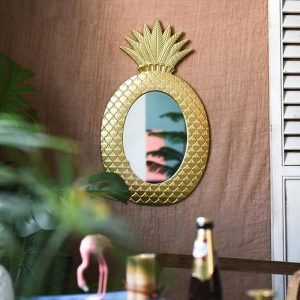 mirror pineapple gold