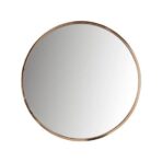 vintage round mirror
