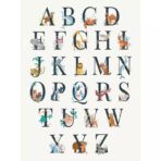 poster abecedaire vintage