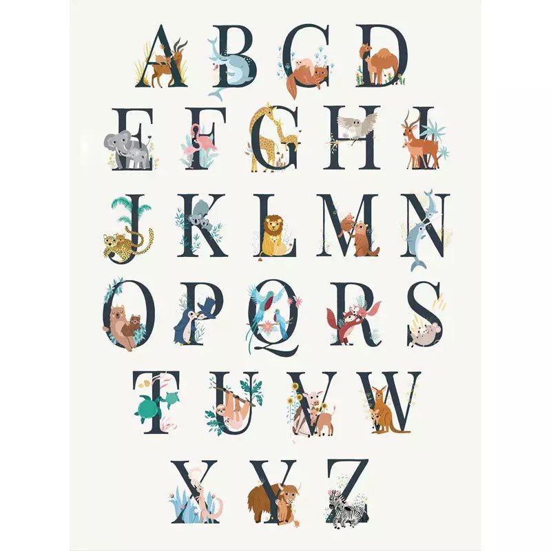 poster abecedaire vintage poster abecedaire vintage