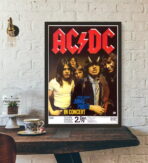 vintage acdc poster