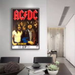 vintage acdc poster