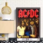 vintage acdc poster