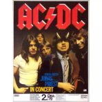 vintage acdc poster