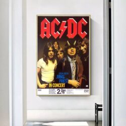 vintage acdc poster