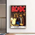 vintage acdc poster