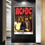 vintage acdc poster