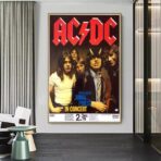 vintage acdc poster