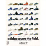 poster adidas vintage basket