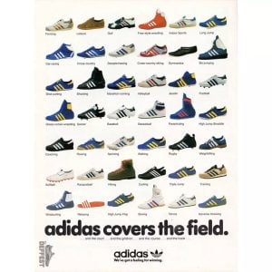 poster adidas vintage basket