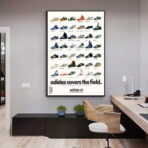 poster adidas vintage basket