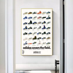 poster adidas vintage basket