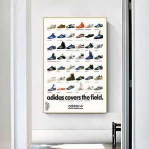 poster adidas vintage basket