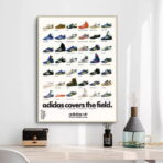 poster adidas vintage basket