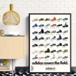 poster adidas vintage basket