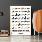 poster adidas vintage basket