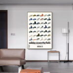 poster adidas vintage basket