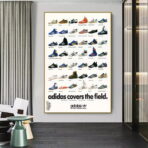 poster adidas vintage basket