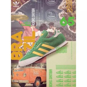 vintage adidas poster