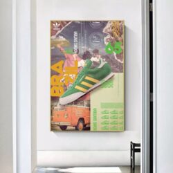 vintage adidas poster