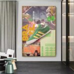 vintage adidas poster