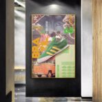 vintage adidas poster