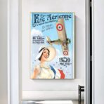 vintage aerial poster
