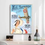 vintage aerial poster