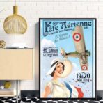 vintage aerial poster