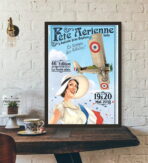 vintage aerial poster