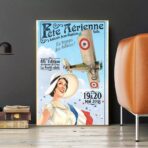 vintage aerial poster