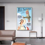 vintage aerial poster