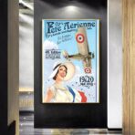 vintage aerial poster