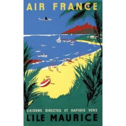 poster air france mauritius