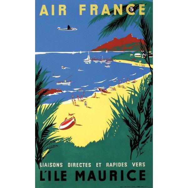 poster air france mauritius poster air france mauritius