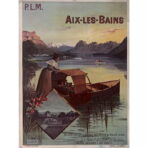 vintage aix les bains poster