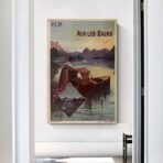 vintage aix les bains poster