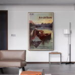vintage aix les bains poster