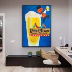 vintage alcohol poster