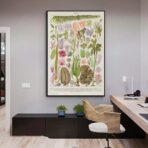vintage seaweed poster