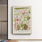 vintage seaweed poster