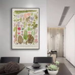 vintage seaweed poster