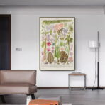 vintage seaweed poster