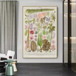 vintage seaweed poster